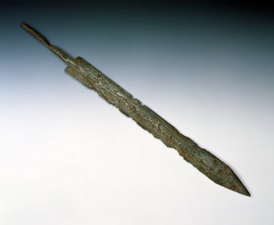 Legionary sword of gladius, from the Roman site at Newstead, Melrose, AD 80-100 by Roman