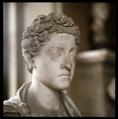 Marble Bust of Emperor Commodus by Roman