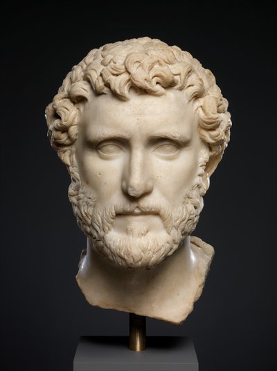Marble portrait of the emperor Antoninus Pius, c.138–161 AD by Roman