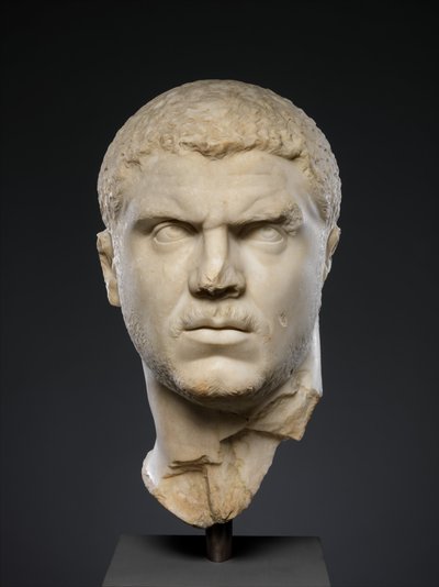Marble Portrait of the Emperor Caracalla by Roman