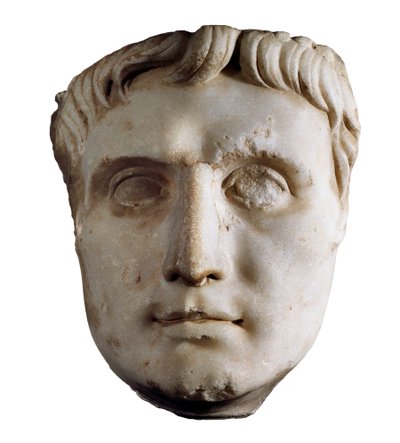 Mask of Emperor Augustus by Roman