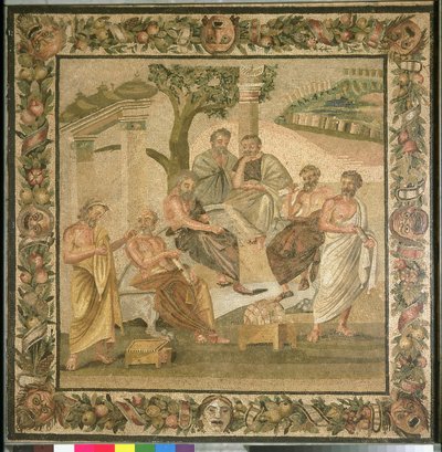 Plato Conversing with his Pupils by Roman