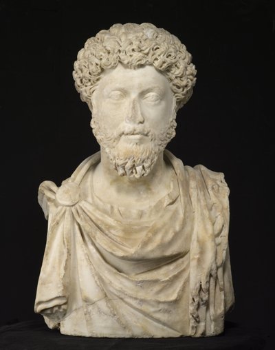 Portrait of the Emperor Marcus Aurelius, late 2nd century by Roman
