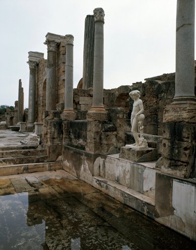 Public bath built under emperor Hadrian, 2nd century by Roman