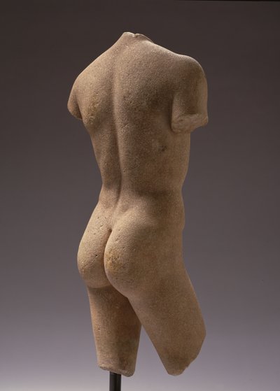 Rear View of a Naked Youth by Roman