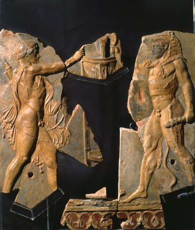 Relief from the Area of the Temple of Apollo, Palatine Hill, Rome by Roman