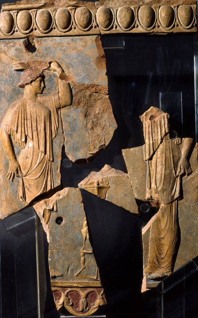 Relief from the Area of the Temple of Apollo, Palatine Hill, Rome by Roman