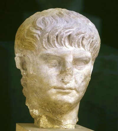 Representation of Emperor Nero Young. Rome, Museo Nazionale Romano by Roman