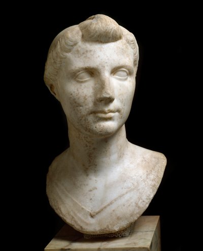 Roman Art: Bust of Octavia Thurina Minor by Roman