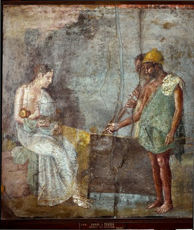 Danae and his son Perseus are found by fishermen on the beach of Seriphe by Roman