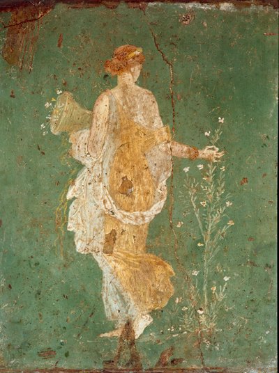 Spring, Flora Picking Flowers by Roman