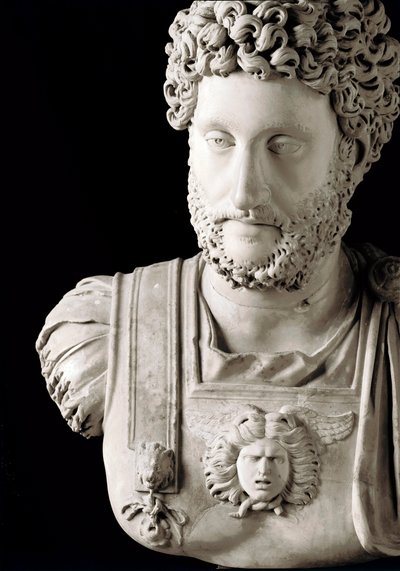 Bust of the Roman Emperor Commodus (161-192) by Roman