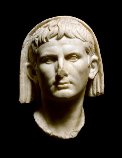 Head of the Emperor Augustus (Caius Julius Caesar Octavianus Augustus) by Roman