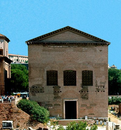 Roman Forum: View of the Curia by Roman