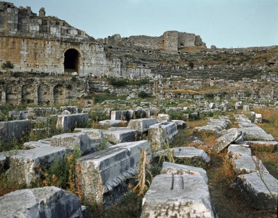 Roman art, Hellenistic period: the theatre of Miletus. 2nd century. Turkey by Roman