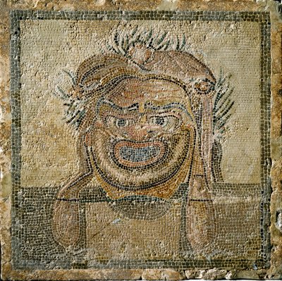 Roman art: Roman theatre mask by Roman
