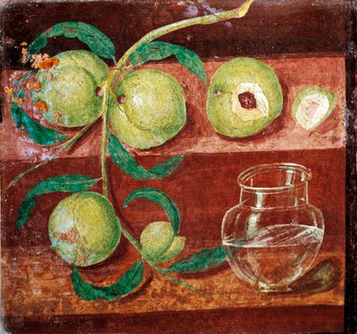 Still Life of Peaches by Roman