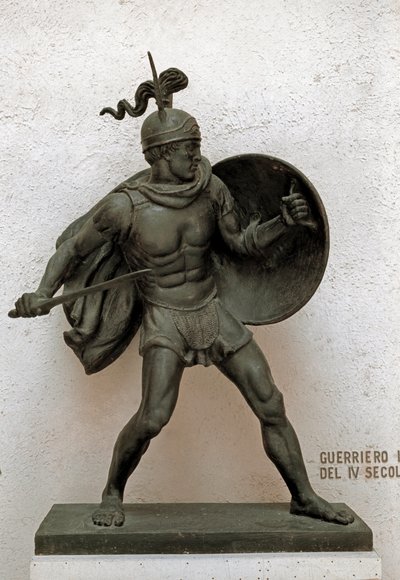 Bronze Statue of Roman Warrior by Roman