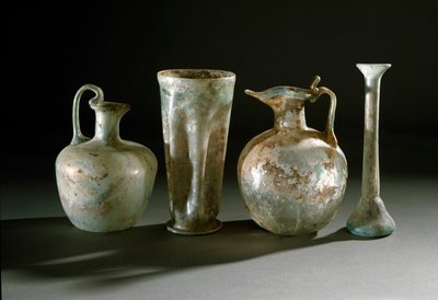 Roman Art: Jugs and Glass Vases from Pompeii by Roman