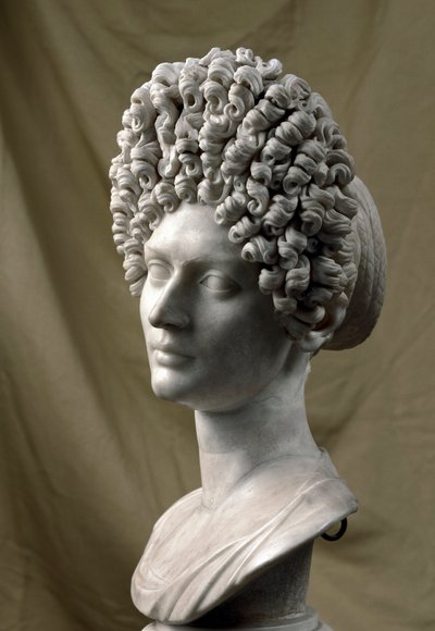 Portrait of lady from the Flavian period by Roman