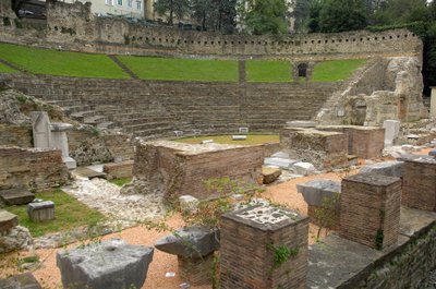 Roman Art: View of the Roman Theatre, Trieste Italy by Roman