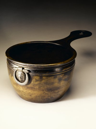 Skillet with tinned inside, from Dowalton Loch Crannog, Wigtownshire by Roman