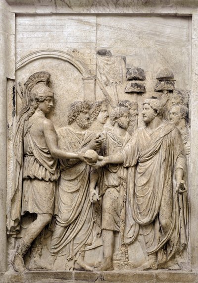 Solemn Entry of the Emperor Hadrian in Rome, 2nd century by Roman