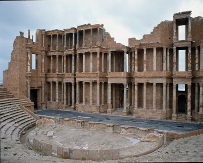 Stage of Roman theater, 2nd-3rd century by Roman