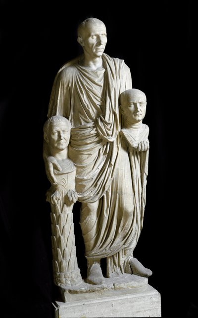 Statue Barberini: Patrician Carrying the Busts of Two Ancestors by Roman