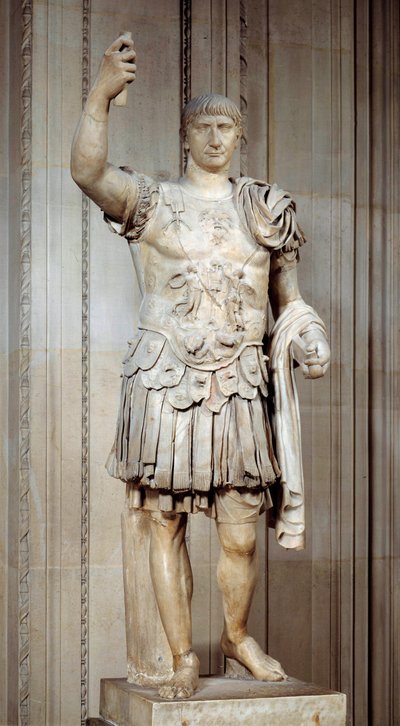 Statue of Roman Emperor Trajan by Roman