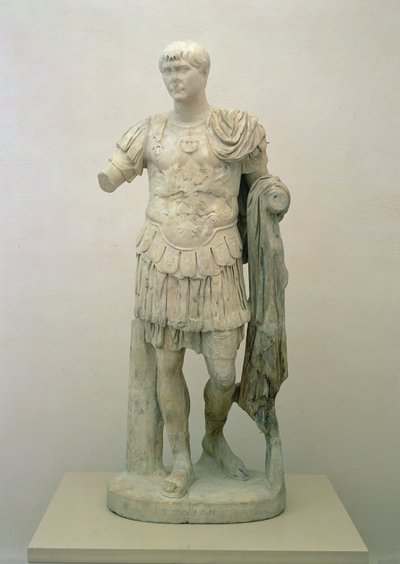 Statue of the Emperor Trajan, Antonine Period by Roman