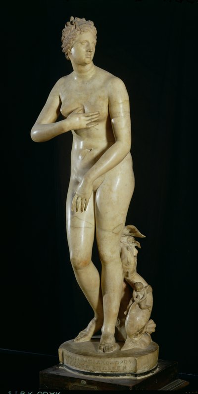 The Medici Venus, Copy of the Hellenistic Original by Praxiteles (c.370-330 BC) by Roman