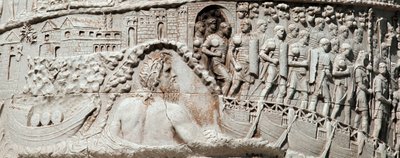 The Roman Legions Sail in Ancona under the Protection of Neptune (detail) by Roman