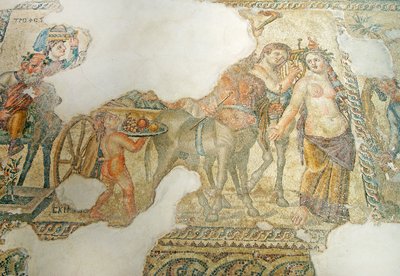 The Triumphant Procession of Dionysos, House of Aion, Paphos, Cyprus by Roman