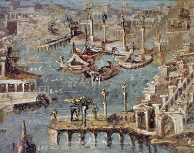 The City and the Port of Pozzuoli by Roman