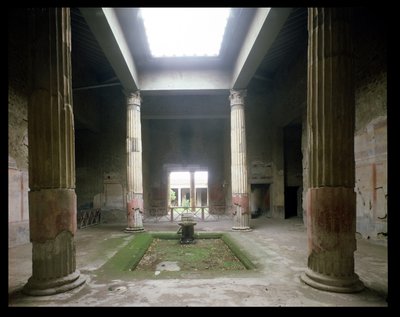The impluvium in the House of the Silver Wedding by Roman