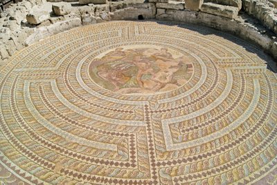 Theseus and the Minotaur, House of Theseus, Paphos, Cyprus by Roman