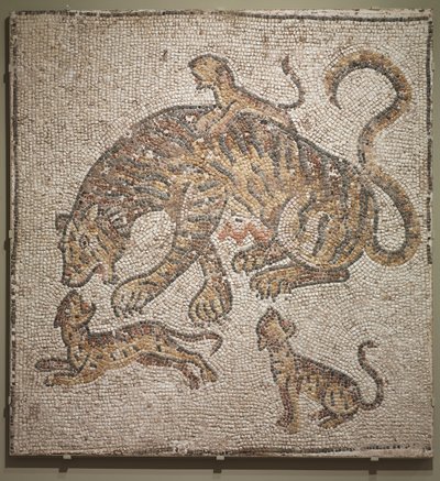 Tigress and Cubs, c.300 AD by Roman