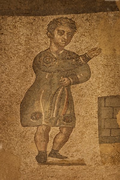 Two Apse Room, floor mosaic, Villa Romana del Casale, Piazza Armerina, Sicily, Italy by Roman