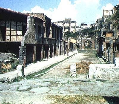 View of the Decumanus Maximus (Main Road) by Roman