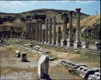 View of the sanctuary of Asclepios by Roman