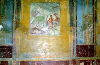 Wall painting from the House of the Tragic Poet by Roman