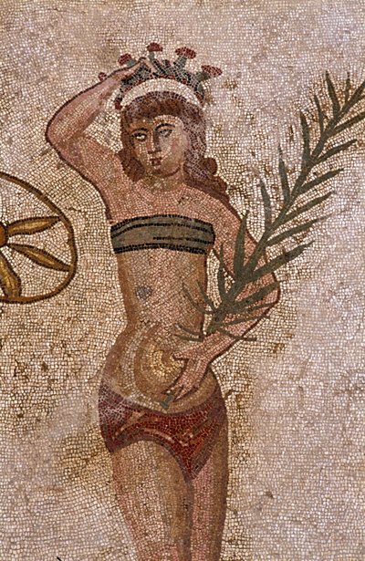 Young Romans Engaged in Physical Exercises by Roman
