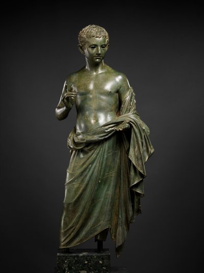 Bronze Statue of an Aristocratic Boy, 27 BC-14 AD by Roman Imperial Period