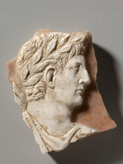 Cameo with Portrait of the Emperor Augustus by Roman Imperial Period