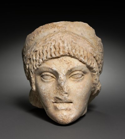 Head of a Young Woman, 25-1 BC by Roman Imperial Period