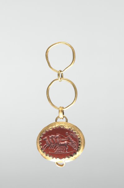 Intaglio with Victory in Chariot by Roman Imperial Period