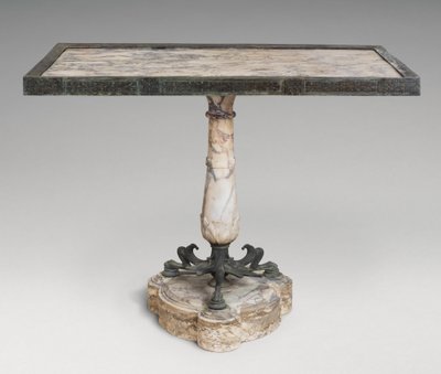 Marble and bronze table by Roman Imperial Period