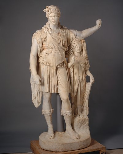 Statue of Dionysos Leaning on a Female Figure ("Hope Dionysos") by Roman Imperial Period