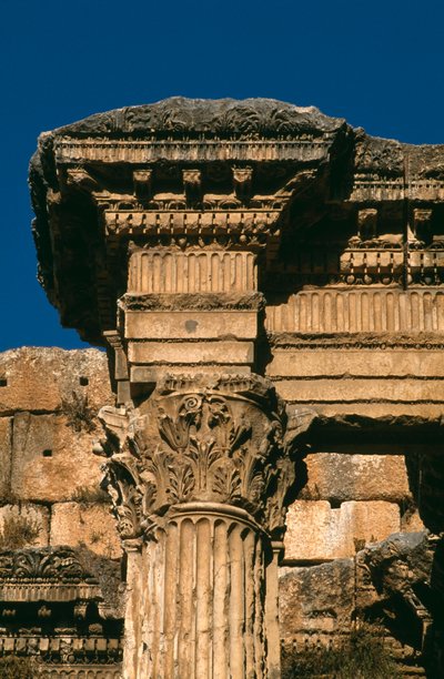 Temple of Bacchus, Entablature (detail) by Roman Imperial Period